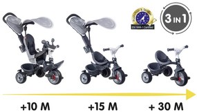 Smoby Trojkolka 3 v 1 Baby Driver Plus  (100369901)