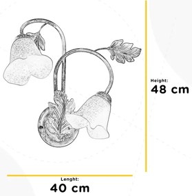 ONLI - Nástenné svietidlo MARILENA 2xE14/6W/230V