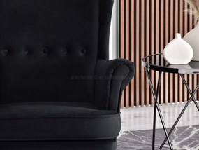Relaxačné kreslo Margis (čierna). Akcia -20%. Vlastná spoľahlivá doprava až k Vám domov. 1136029