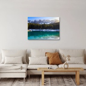 Obraz - Jazero Karersee (70x50 cm)
