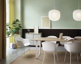 Muuto Závesné svietidlo Rime Ø45, opal/white 22413