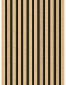 Mexen Lam-B, akustické stenové lamely 275 × 30 cm, HDF doska 4 mm, technická dyha, bambus prírodný, S100-275307-3015-011