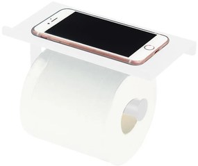 Držiak na toaletný papier spare, 18x10x8 biely
