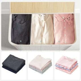 Kôš na bielizeň GUS biely