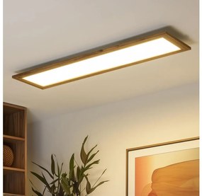 Brilagi - LED stmievateľné svietidlo SLIMFRAME WOOD LED/58W/230V 124x33,7 cm + DO