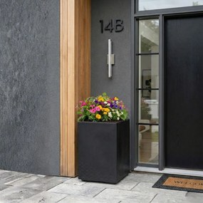 Květináč na kolečkách BETONIQUE 60x40 cm černý