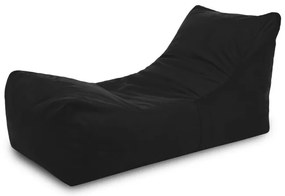 Leňoška LOUNGE ATENA plyš čierna