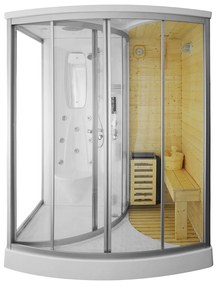 M-SPA - Suchá parná sauna s hydromasážnou funkciou 165 x 105 x 215 cm