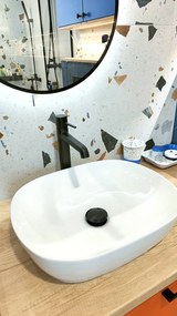 Laveo Umývadlová batéria Pola - BAP_722D, čierna matná