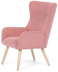 Kreslo s ušami PINK2, ružová