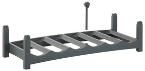 Sivý plastový stojan na víno Vario - Rotho