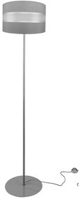 Podlahová lampa ELEGANCE, 1x textilné tienidlo (výber z 5 farieb), (výber z 3 farieb konštrukcie), (fi 35cm)