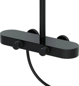 Rea Creo, sprchový set s funkciou bidetovej spŕšky, čierna matná, REA-P0360