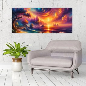 Obraz - Magický svet (120x50 cm)