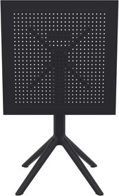 Skladací stôl Sky square - čierna