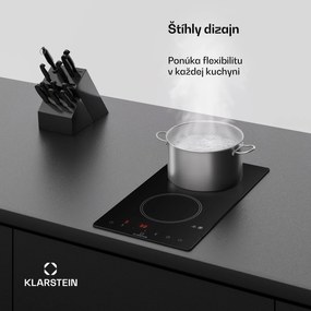 Klarstein VariCook Domino, indukčná varná doska, 2 platničky, 3000 W