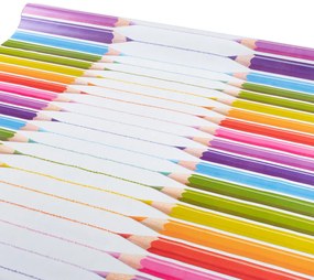 Detský PVC obrus Farebné pastelky PV-040 - metráž š. 140 cm