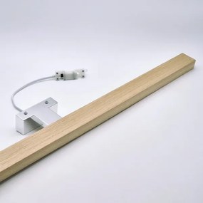 Brilagi-LED Kúpeľňové osvetlenie zrkadla WOODY MIRROR LED/15W/230V IP44 dub/chróm
