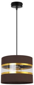 Závesné svietidlo Elegance, 1x textilné tienidlo (výber zo 6 farieb), (výber z 2 farieb konštrukcie), g