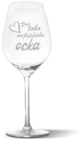 Sablio Pohár na víno Pre toho najlepšieho otecka: 49 cl