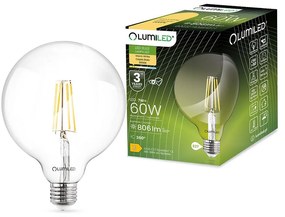 Žiarovka LED filament CL G125 7W E27 806LM 300