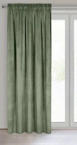 ZATEMŇOVACÍ ZÁVES NA PÁSKE ROSA 135X300 CM OLIVOVÁ