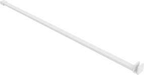 Erga Paris, sprchová zástena Walk-In 80x200 cm, 8mm číre sklo, biely matný profil, ERG-V02-PARIS-080x200-CL-WH