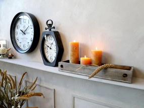 Chic Antique Nástenné hodiny Antique Black 43 cm