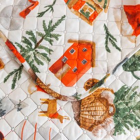 Prehoz na posteľ FESTIVE MAGIC, farebný Rozmer: 170 x 210 cm