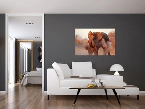 Obraz - Veľký slon africký (90x60 cm)