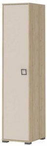 Skriňa 1D Kiki G1-BK/KI-01 beech/sand