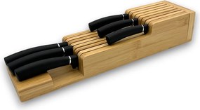 usporadejto.cz Stojan na nože, organizér do zásuvky - na 14 nožov, bambusový MAESTRO 45 x 11,5 x 8,5 cm