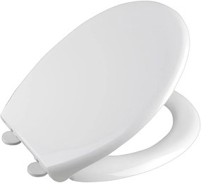 Aqualine Aqualine, SOFIA WC sedátko, Soft Close, biela, BS122