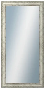 DANTIK - Zrkadlo v rámu, rozmer s rámom 60x120 cm z lišty TRITON široký strieborný (2950)