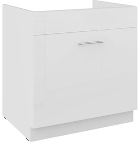 Kuchynská skrinka Lara biely 80ZL 1S BB