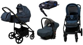 Detský kočík 4v1 BabyLux AIR ALU Antracit + isofixová základňa