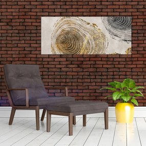 Obraz - Abstrakcia kmeňov (120x50 cm)