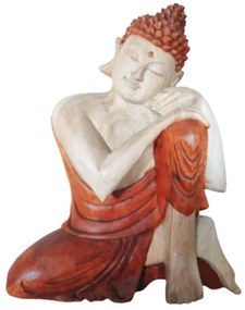 Ručne vyrezávaná socha Buddhu - Premýšľajúci Buddha 30cm
