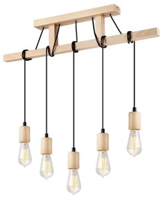 Lamkur Luster na lanku LEON 5xE27/60W/230V LA34782