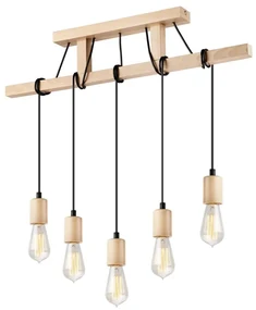 Lamkur Luster na lanku LEON 5xE27/60W/230V LA34782