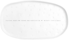 Räder Oválny porcelánový tanier MERRY CHRISTMAS