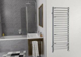 Sapho Sapho, MANISA vykurovacie teleso 600x1328 mm, s piatimi madlami pre uterák, chróm, IZ111