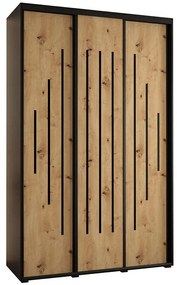 Skriňa 45 Canaris 12 170 čierna/artisan/čierna