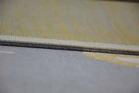 Koberec PASTEL 18413/072 - Sliepočky Kohúty sivý/tyrkys