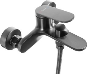 Rea Marco, vaňová batéria s ručnou sprchovou súpravou, grafitová, REA-B5063