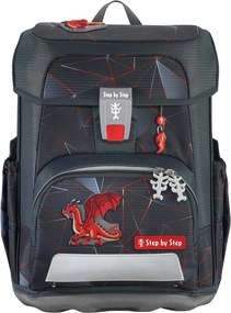 Školská aktovka Step by Step CLOUD, Dragon Drako - 5-dielna súprava