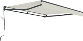 Elektrická markíza s LED osvetlením BestBerg BBSU-EL295BG / 295 × 250 cm / béžová