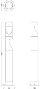 Philips - SADA 3x LED Vonkajšia lampa GARDENLINK DESI LED/1,5W/230V 2700K IP44