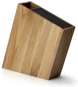 Continenta C4151 - Stojan na nože s flexi vložkou a priehradkou 31x8x24,5 cm dub