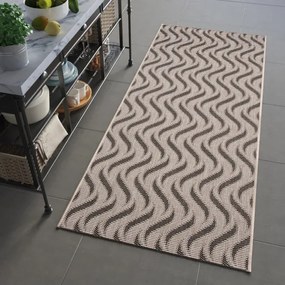 Behúň Floorlux 20586 strieborný / čierny